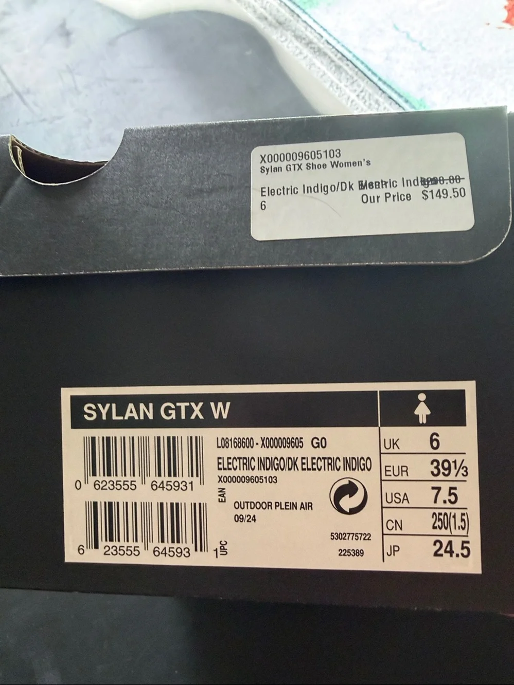 Arc'teryx women’s sylan GTX shoe-Electric Indigo/DK